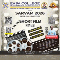 Short Film Contest 2026 Inter College Fest Poster